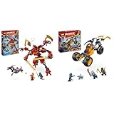 LEGO NINJAGO Kais Ninja-Kletter-Mech Set, Ninja-Spielzeug & NINJAGO Arins...