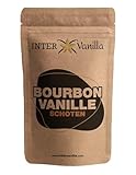 InterVanilla Bourbon Vanilleschoten 25 Stück, 12-13 cm Vanille Schoten in...