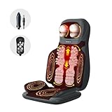 Massagesitzauflage, Rückenmassagegerät mit Wärmefunktion, Shiatsu...