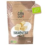 Kakaobutter Bio Lebensmittelqualität - 250g. Kakao Butter Organic für...