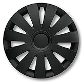Albrecht 16 Zoll Radkappen schwarz für Stahlfelgen - Strike Radzierblenden aus...