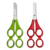 OUDQFCJ 2 pcsTherapeutenschere,Kinder-Lernschere,Therapeutenschere mit...