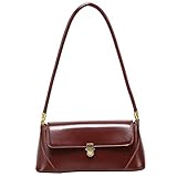 zhongningyifeng Kleine Clutch Umhängetasche für Damen Leder Mini Tote...