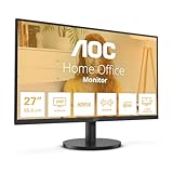 AOC U27B3A - 27 Zoll UHD Monitor, Lautsprecher, HDR10 (3840x2160, 60 Hertz, HDMI...
