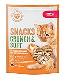 MERA Crunch & Soft mit Huhn & Käse, 200g köstliche Katzen Leckerlies,...