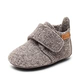 Bisgaard Unisex Kinder Baby Wool Niedrige Hausschuhe, Grau, 21 EU