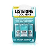 3x Listerine PocketPaks Breath Strips, Cool Mint, Dispensers - für kühle Minze...