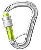 EDELRID Unisex – Erwachsene HMS Strike Screw FG Carabiner, Silver, one Size