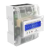 LCD Digitaler Stromzähler, Stromzähler 3-Phasen 4-Draht, Geeicht...