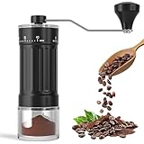 Externer Verstellbarer Manuelle Kaffeemühle: Tragbare Handkaffeemühle mit...