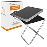 Preiswert&Gut Klappstuhl Camping Sitzhöhe 45cm Campingtisch Klappbar -...