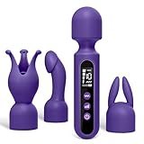 Vibratorensets für Frauen Massagestab mit 3-Anlagen, LCD Display Sex Toyset...