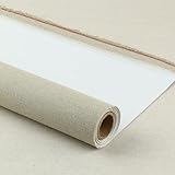 Leinwand auf Rolle Leinen -500 g/m² Leinen Maltuch Breite 108cm Leinwandrolle...