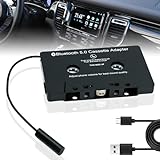 Kassetten Adapter für Autoradio, Auto empfänger Bluetooth 5.0 Audio Kassette...