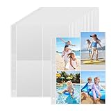 QinOustore 30 Stück A4 Fotohüllen 11 Loch – 240 Taschen (10x15cm)...