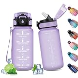 Wasserflasche 500ml, Trinkflasche Auslaufsicher, Sport Wasserflasche mit...