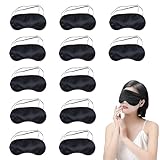 12 Stück Schlafmaske Herren, Schlafmasken, Augenbinde Schlafen, Augenmaske,...