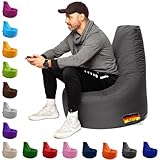 PATCH HOME Gamer Kissen & Lounge Sitzsack Sessel Sitzkissen Sitzsäcke Gaming,...