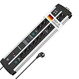 Brennenstuhl Premium-Protect-Line Gaming-Steckdosenleiste 14-Fach mit 2X...