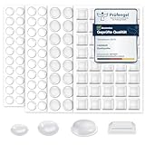 VABNEER Elastikpuffer Transparent Selbstklebend, 172 Stücke Silikon...