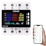 HENYEER Stromzähler 3-Phasen 4-Draht, 9 in 1 Wlan Tuya Smart Meter mit...