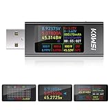 diymore 360W USB Tester Messgerät 4-30V 0-12A USB Strommessgerät Kapazität...