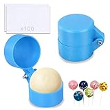 2er Set Cake Pop Formen mit 100 Stäbchen, 3D Gedruckte Runde Backformen für...
