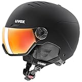 uvex Wanted Visor - robuster, stylischer, optimal belüfteter Skihelm mit...