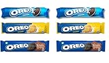 OREO Mix Doppelkeks – 6 x 154 g (Gesamt 924 g) – Original, Golden & Choco...