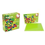 Hubelino 420473 55-teiliges Bahnelemente Set Kugelbahn & 420312 - Kugelbahn -...