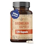 Bromelain Kapseln -3600 F.I.P – 550 mg pro Kapsel - 120 Kapseln – Enzyme aus...