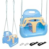 KINSPORY Kinderschaukel Babyschaukel 3 in 1 Babysitz verstellbar Mitwachsend...