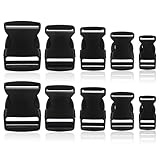 FIHODONE 10 Stück Steckschnalle 20mm/25mm/32mm/38mm/50mm, Schnallen und...