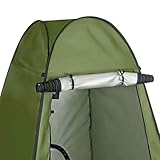 Pop Up Duschzelt Toilettenzelt Umkleidezelt Camping Privatsphäre Beistellzelt...