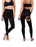 Basic Treasure 2 Paar Thermo Leggings für Damen, Thermo Strumpfhose Damen...