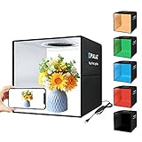 PULUZ 30x30cm Fotobox zum Fotografieren Faltbarer Fotostudio Lichtbox...