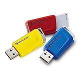 Verbatim Store 'n' Click USB-Stick 3x, USB 3.2 Gen 1, 16GB, Speicherstick mit...