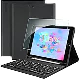 EasyAcc Tastatur Hülle Kompatibel mit iPad 6. Generation 2018/5. Generation...