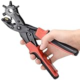 10-Zoll-Gürtelstanzer, Leder-Stanzer mit 2 extra Abstandshaltern und Lineal...