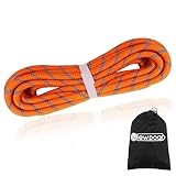 NewDoar Outdoor-Seil 14KN 8mm(5/16 in) Hochfestes Zubehörseil Doppelt...