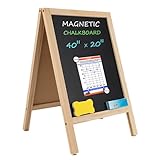 Kreidetafel Aufsteller, Kundenstopper Mit Holzständern - Kleine Desktop...