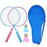 KH Federball Set Badminton Schläger Set 2-4 Spieler für Erwachsene Kinder,...