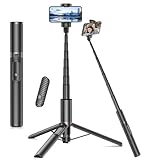 TONEOF 153CM Selfie Stick Stativ, Verbesserte 360° Drehbare Selfie Stange,...