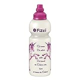 Fizzii Kinder- und Freizeittrinkflasche 600 ml (auslaufsicher bei Kohlensäure,...