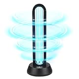 ZKX 38W UVC Keimtötende Lampe Fernbedienung Timer Tischlampe UV-Sterilisator...