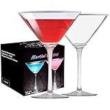 ParaCity Martini Gläser, Cocktailgläser 2er-Set, mundgeblasene...