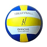 Highliving ® Volleyball aus synthetischem Leder, weich, für drinnen und...