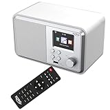Digitales WLAN Internet Radio XORO DAB 300 IR mit 2.4“ Zoll Farbdisplay,...