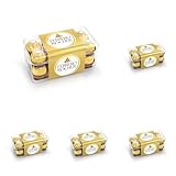 Ferrero Rocher – Knusprig-cremige Nuss-Pralinen-Spezialität – 5 Packungen...