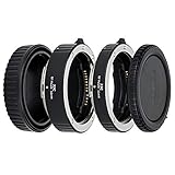 JJC Automatik Makro Zwischenringe (AF) für Makrofotographie 11mm/16mm Set für...